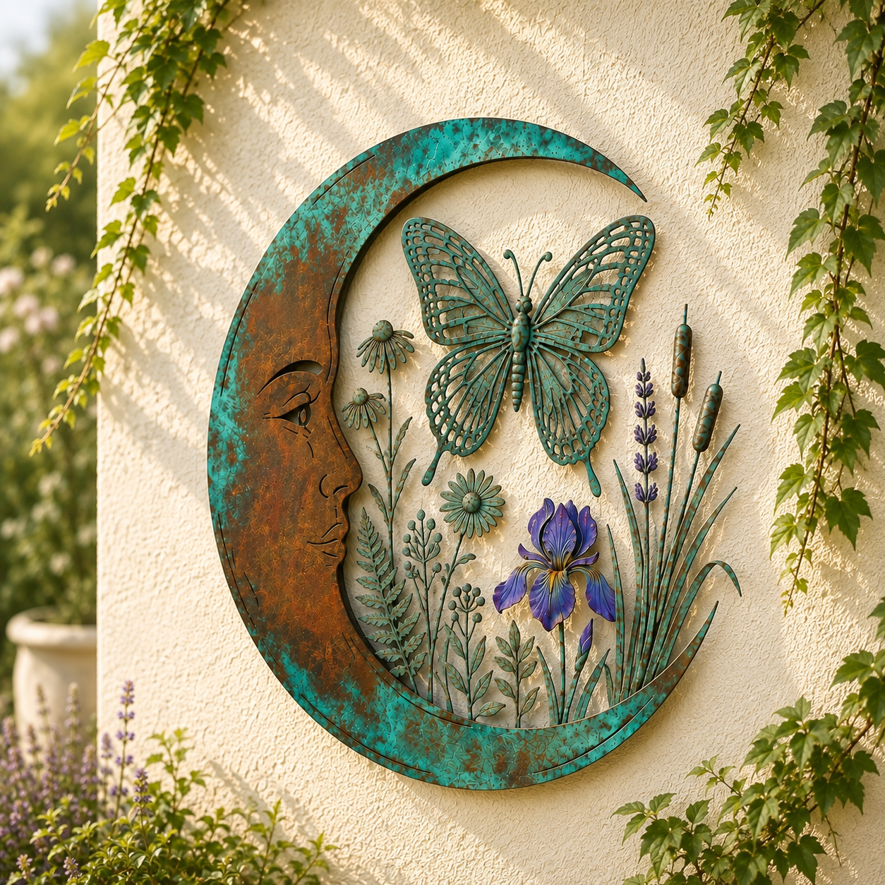 🌙Décoration murale « Dragonfly Moon »