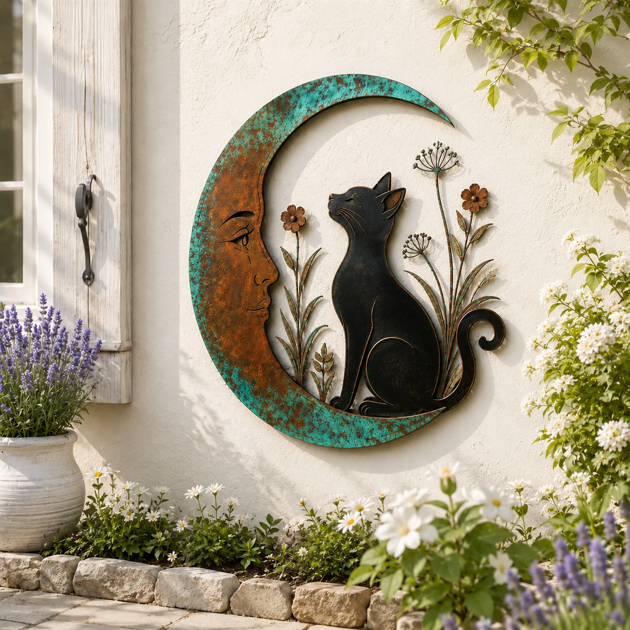 🌙Décoration murale « Dragonfly Moon »