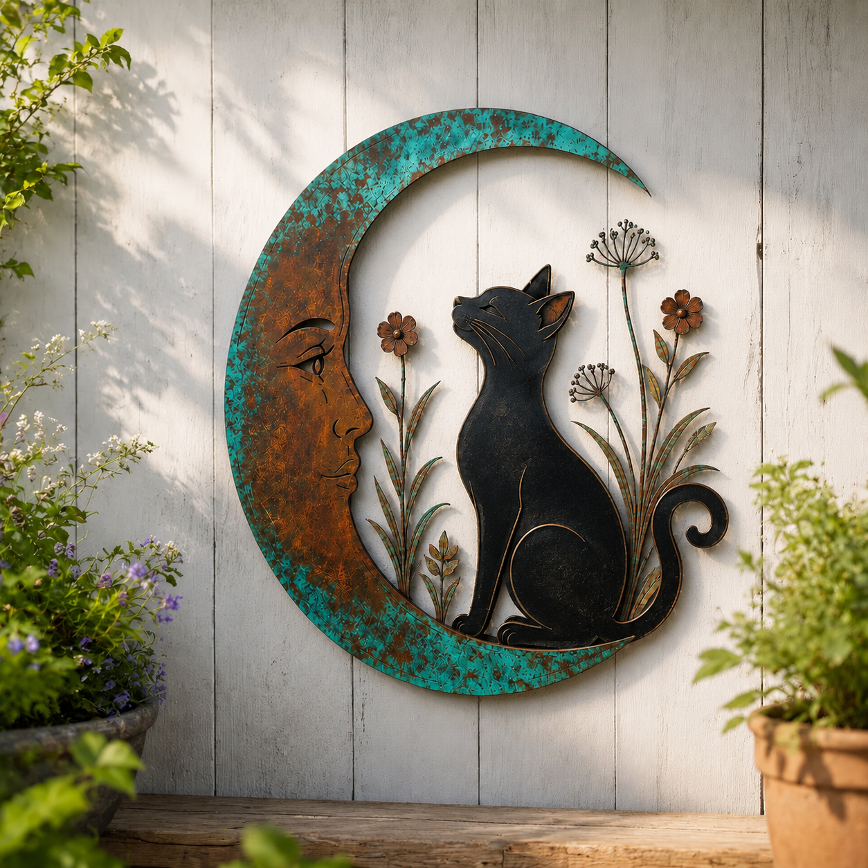 🌙Décoration murale « Dragonfly Moon »