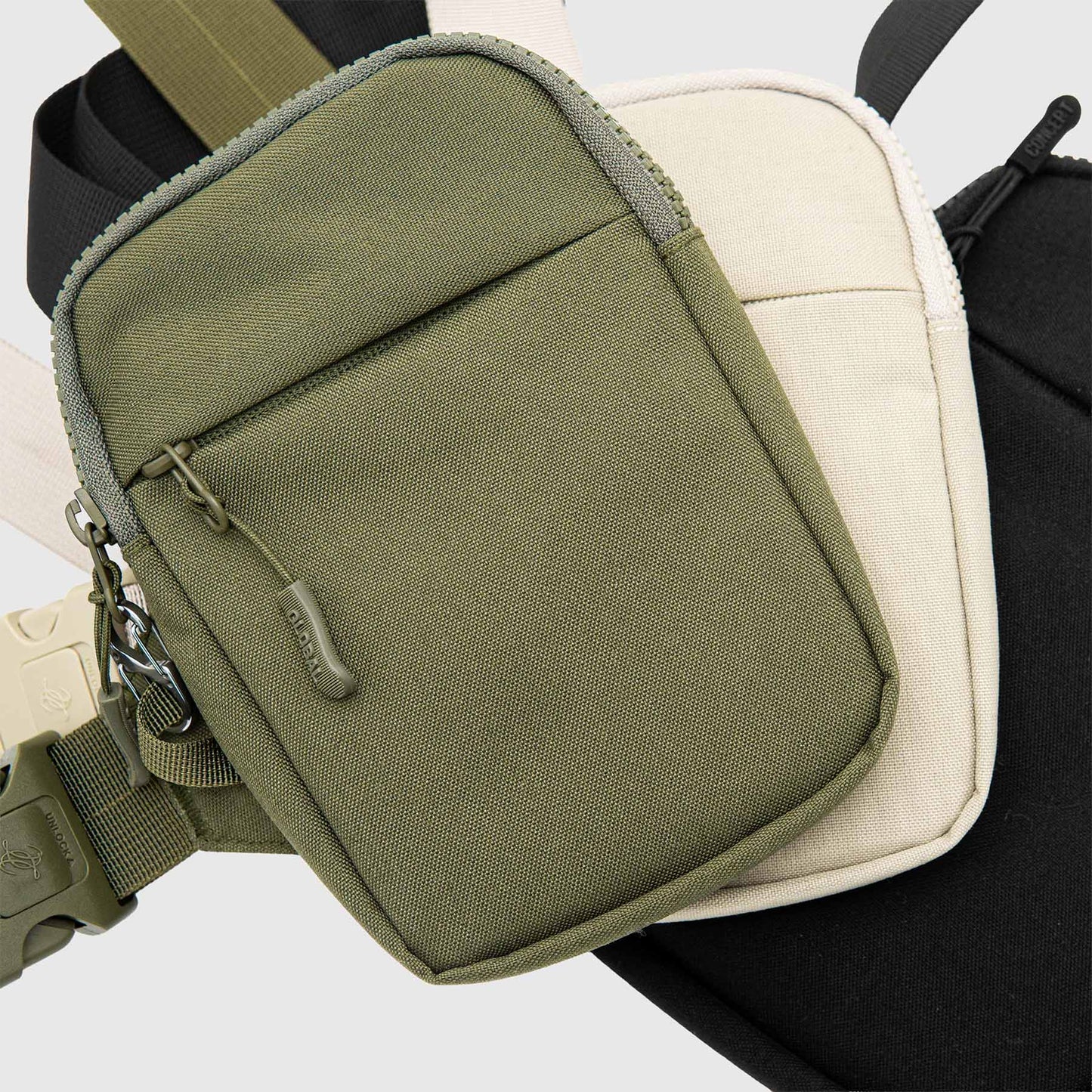 🎒 Sac à bandoulière de voyage 2.0 amélioré | Conception antivol, nylon 500D, protection RFID