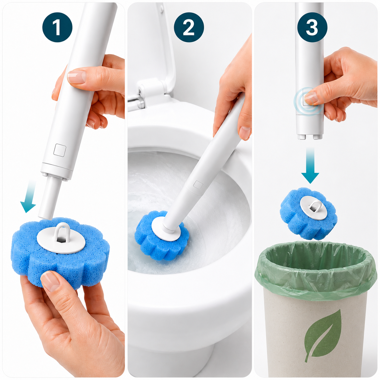 Brosse de toilette jetable