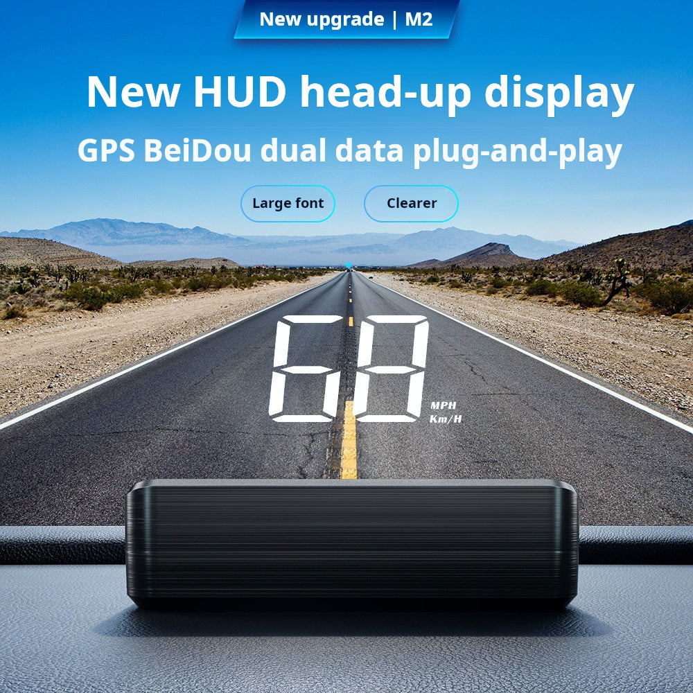 Head-Up Display (HUD) – GPS pour voiture avec compteur de vitesse numérique