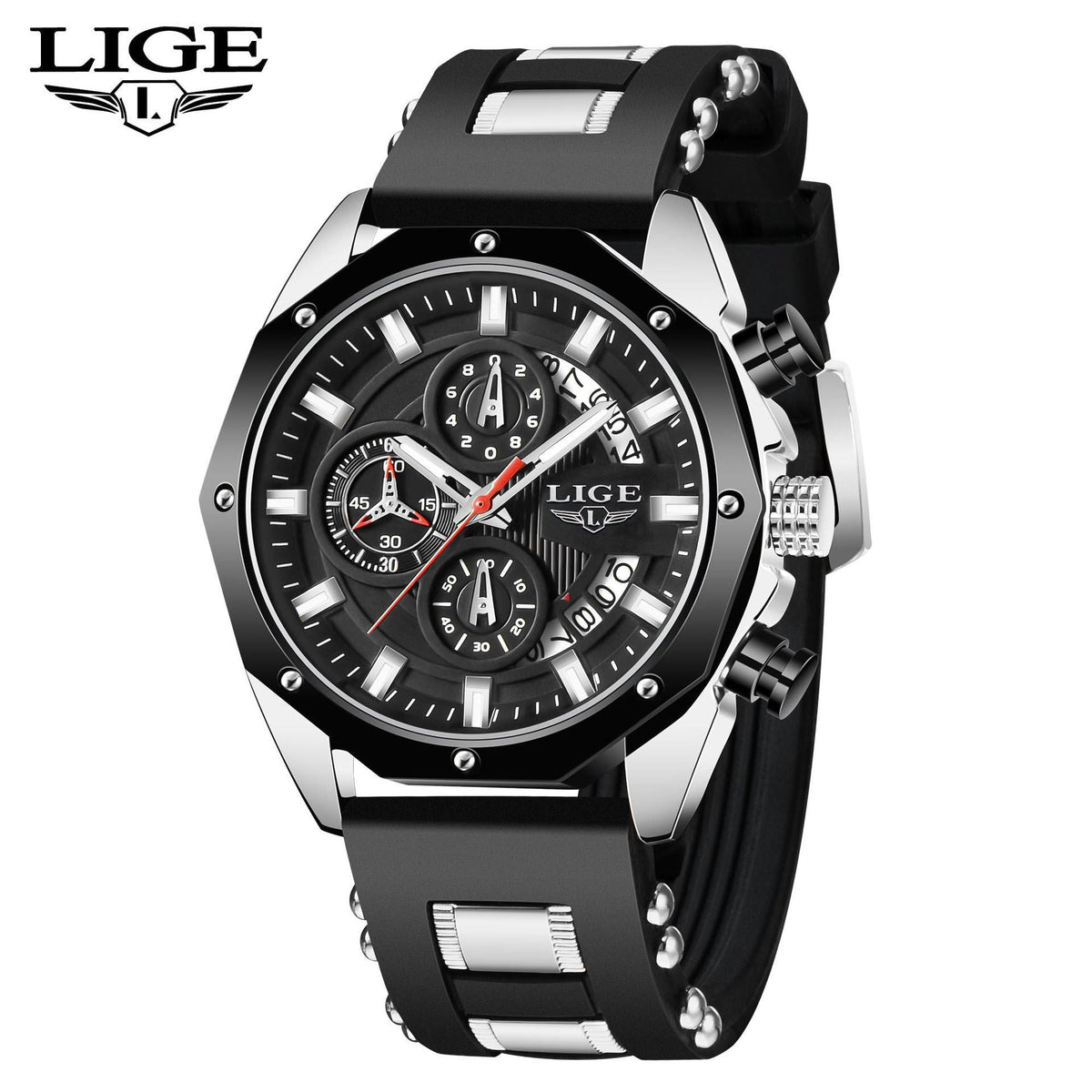 ⌚ 50 % DE RÉDUCTION POUR UNE DURÉE LIMITÉE ! ⚡ Montre de sport à quartz imperméable pour homme, idéale pour les activités de plein air – Robuste, pratique, élégante 🌲