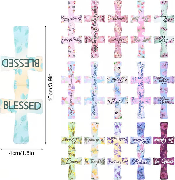 📖magnetic cross bookmarks - Cadeau parfait pour les études bibliques, les enseignants et les étudiants 🌸✝️