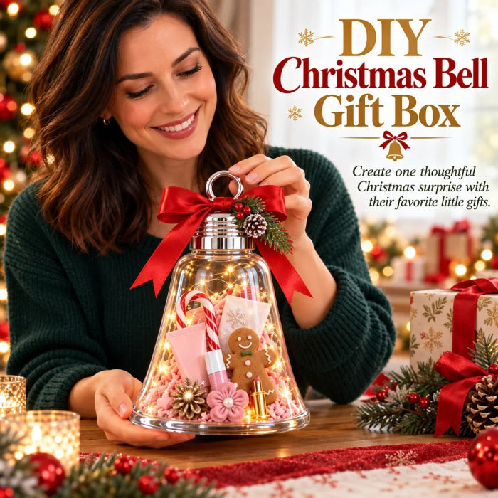 🎄🎁Boîte-cadeau « clochette de Noël » à faire soi-même