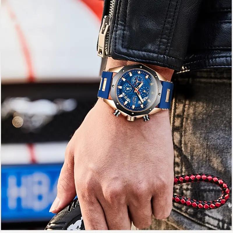 ⌚ 50 % DE RÉDUCTION POUR UNE DURÉE LIMITÉE ! ⚡ Montre de sport à quartz imperméable pour homme, idéale pour les activités de plein air – Robuste, pratique, élégante 🌲