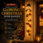 🎄 Accroche-porte de Noël lumineux ✨ Décoration festive pour la maison