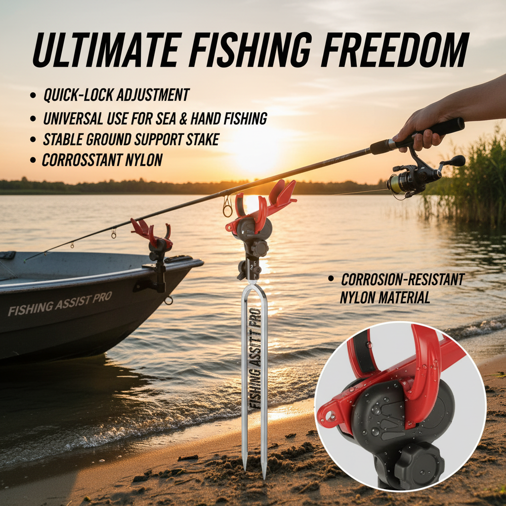 🎣Support de tourelle——Fini les oscillations, fini les glissements : votre canne reste bien en place jusqu'à ce que vous soyez prêt à combattre