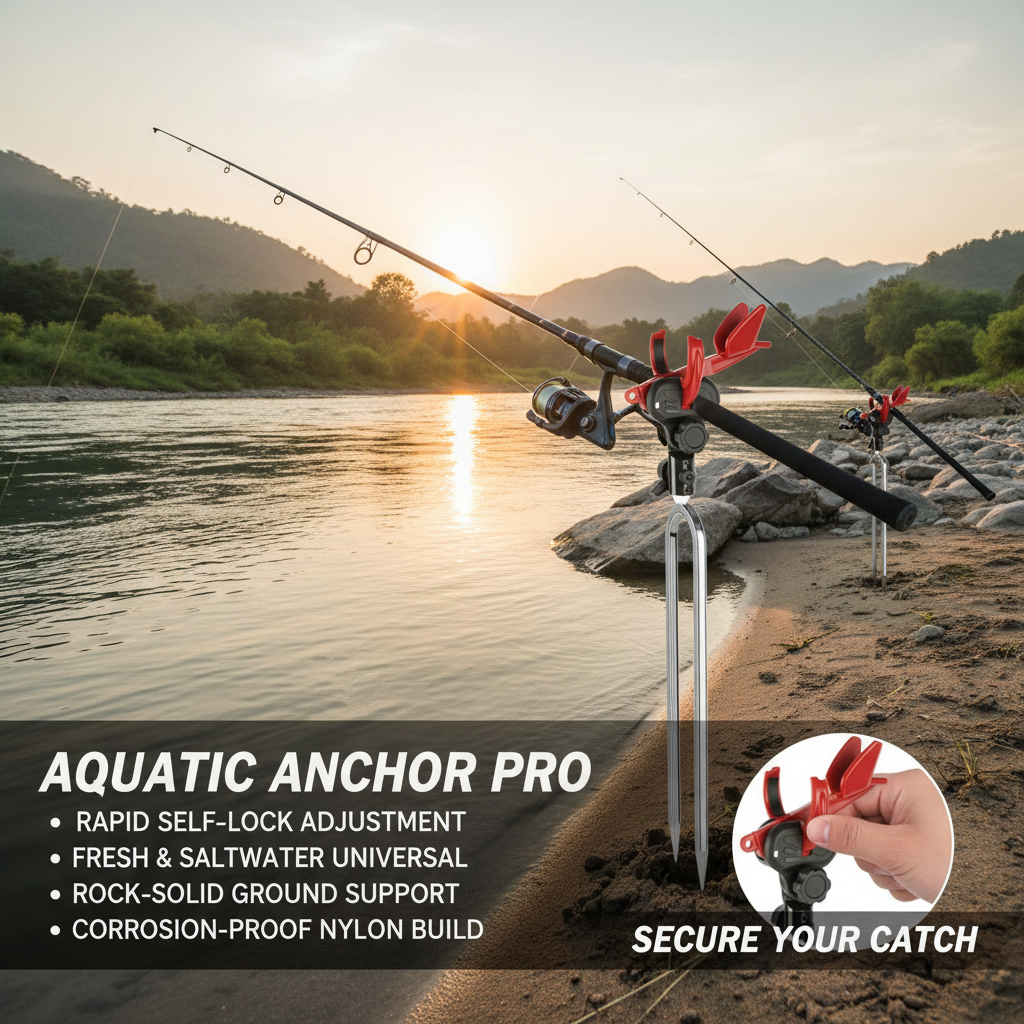 🎣Support de tourelle——Fini les oscillations, fini les glissements : votre canne reste bien en place jusqu'à ce que vous soyez prêt à combattre