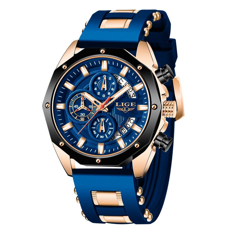 ⌚ 50 % DE RÉDUCTION POUR UNE DURÉE LIMITÉE ! ⚡ Montre de sport à quartz imperméable pour homme, idéale pour les activités de plein air – Robuste, pratique, élégante 🌲