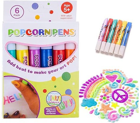🎁🔮Stylo magique – Dessinez en 3D d'un seul trait !🎄 Stylos de dessin « Bubble Popcorn » à faire soi-même & 2 achetés, 1 offert 🔥