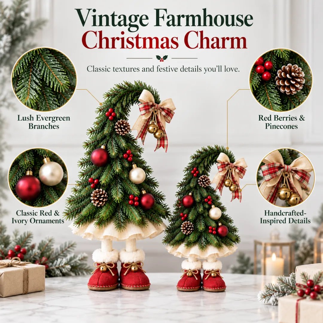 🎉Décoration de sapin fantaisiste sur le thème des lutins de Noël