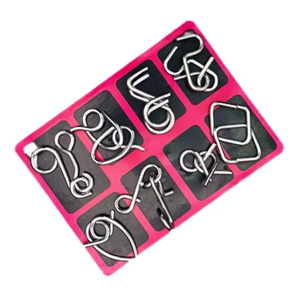 Jeu de déverrouillage intelligent de la serrure Luban à neuf liens