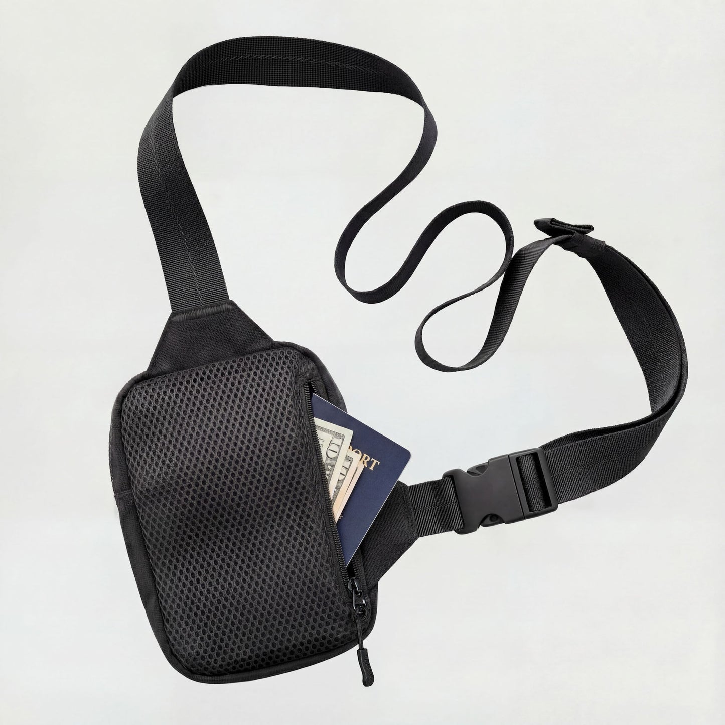 🎒 Sac à bandoulière de voyage 2.0 amélioré | Conception antivol, nylon 500D, protection RFID