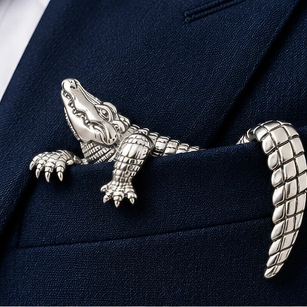 ✨ Broche animale sculptée de luxe – Un accessoire haut de gamme qui ne passe pas inaperçu, idéal pour les costumes et les blazers