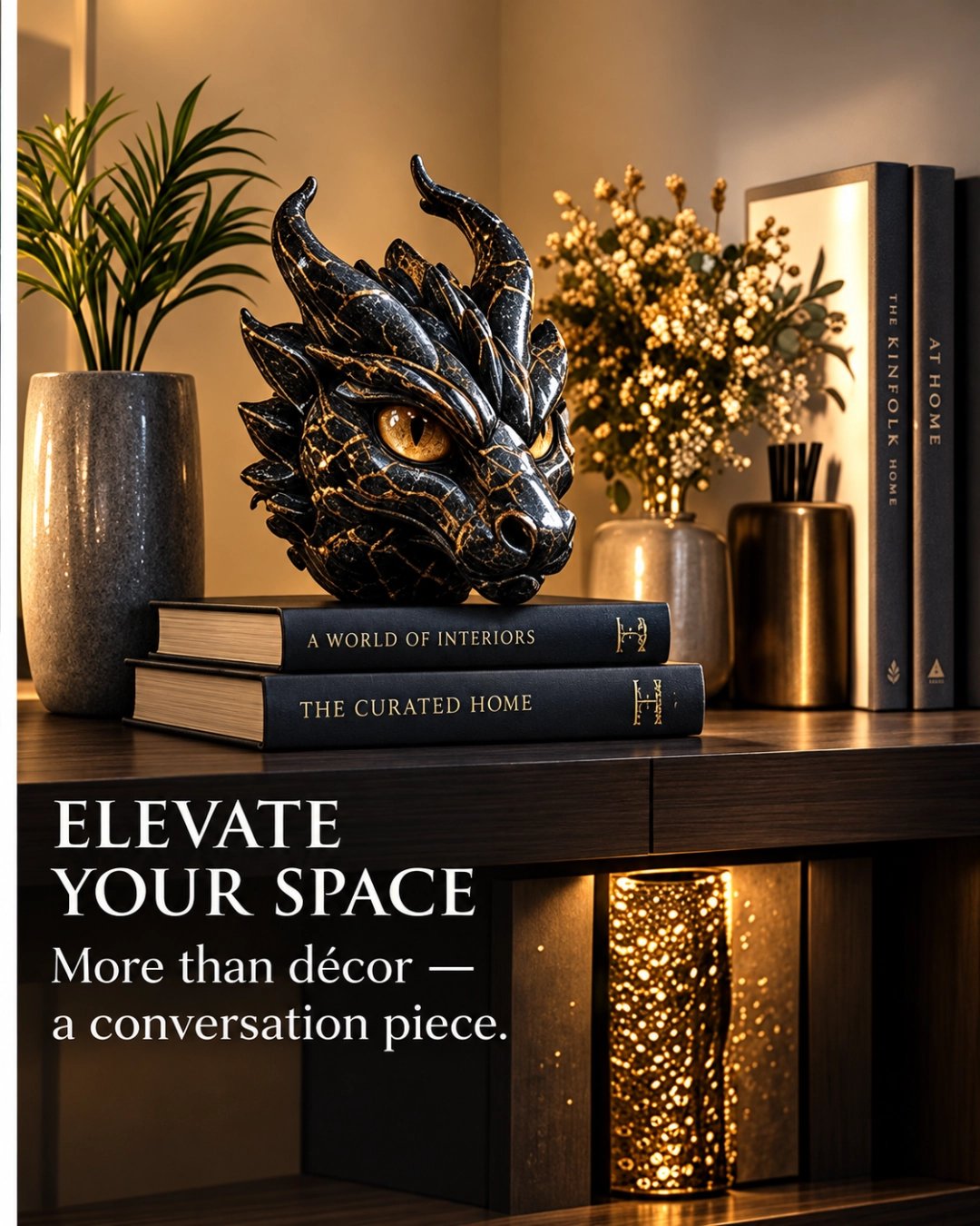🔥Sculpture en pierre « Animal gardien » de luxe – ✨Élégant objet de décoration d'intérieur et œuvre d'art prête à offrir