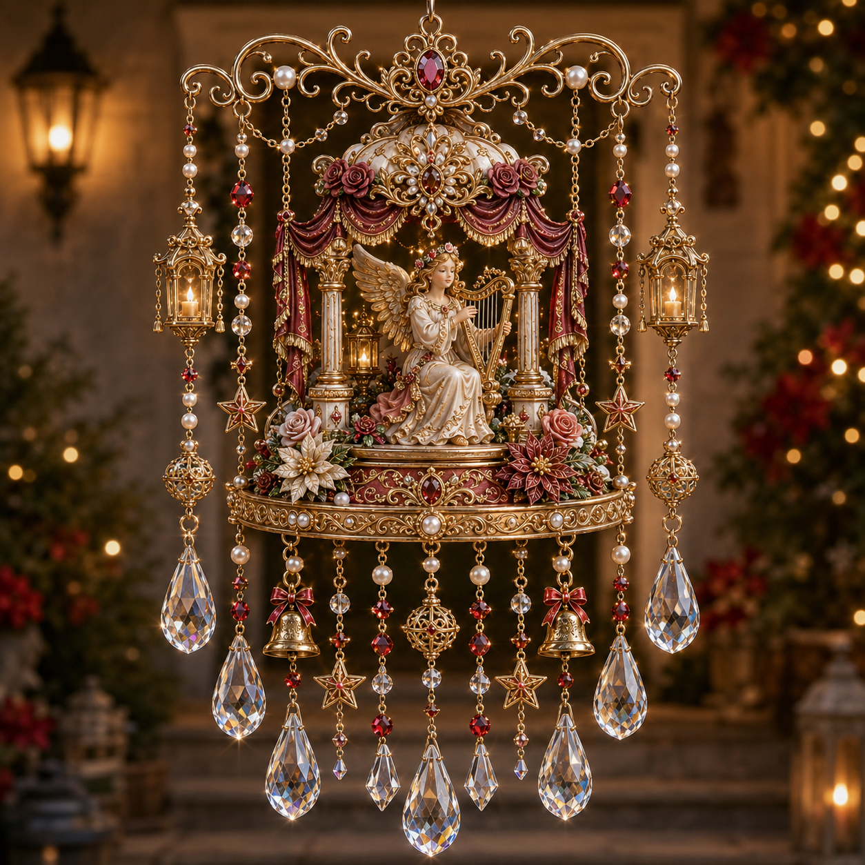 🎁DERNIER JOUR — OFFRE À DURÉE LIMITÉE : 49 % DE RÉDUCTION ! Carillon éolien de Noël magique