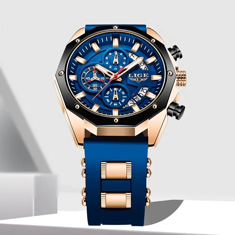 ⌚ 50 % DE RÉDUCTION POUR UNE DURÉE LIMITÉE ! ⚡ Montre de sport à quartz imperméable pour homme, idéale pour les activités de plein air – Robuste, pratique, élégante 🌲
