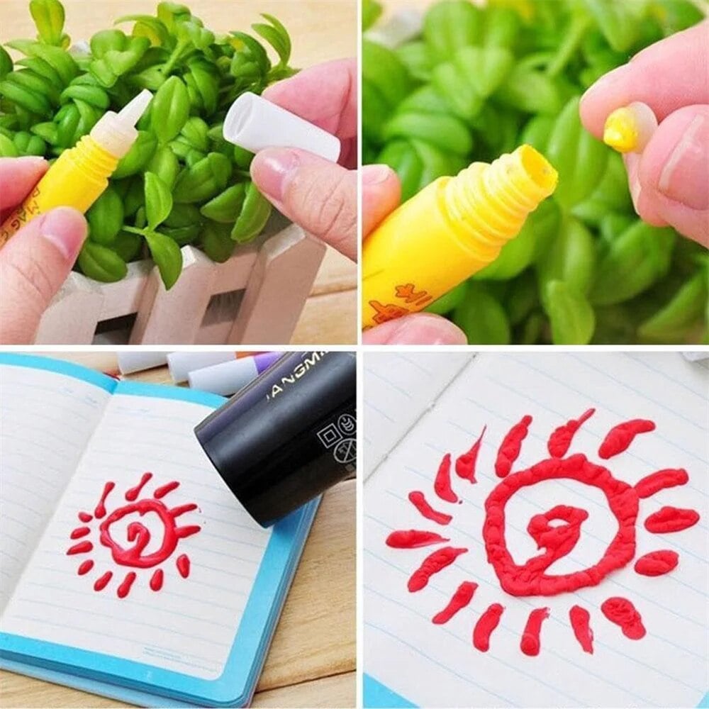 🎁🔮Stylo magique – Dessinez en 3D d'un seul trait !🎄 Stylos de dessin « Bubble Popcorn » à faire soi-même & 2 achetés, 1 offert 🔥