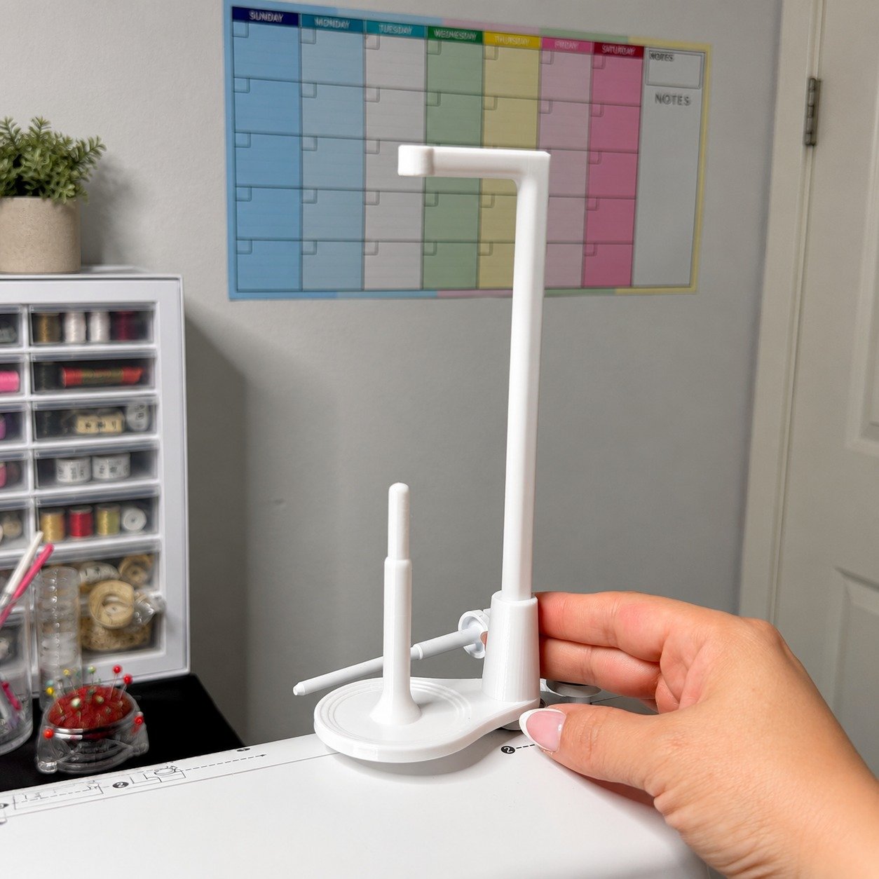 🧵Support pour bobines de fil de grande capacité🪡 (compatible avec la plupart des machines à coudre disponibles sur le marché britannique)