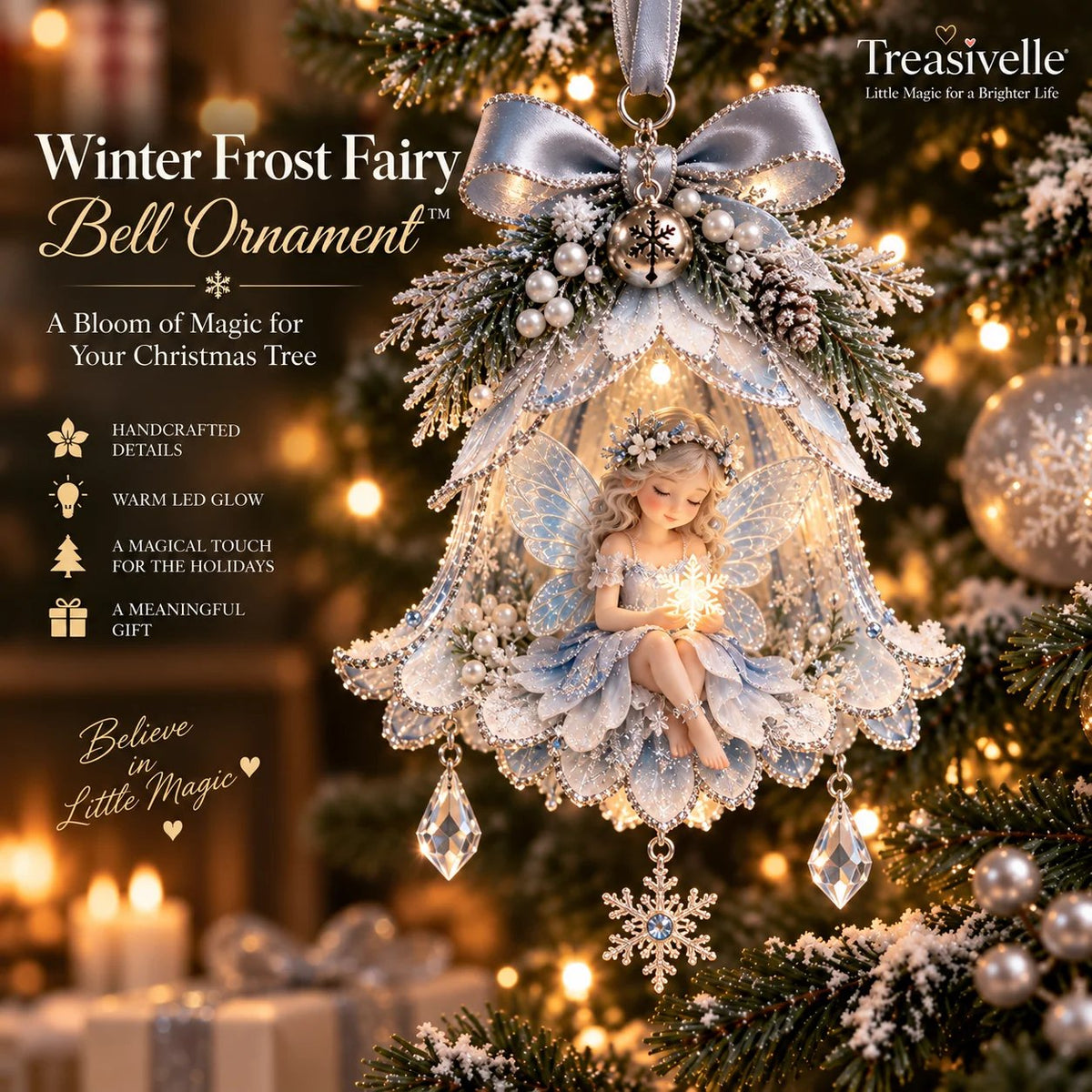 🧚‍♀️✨ Décoration de Noël « Enchanted Fairy Bell »™