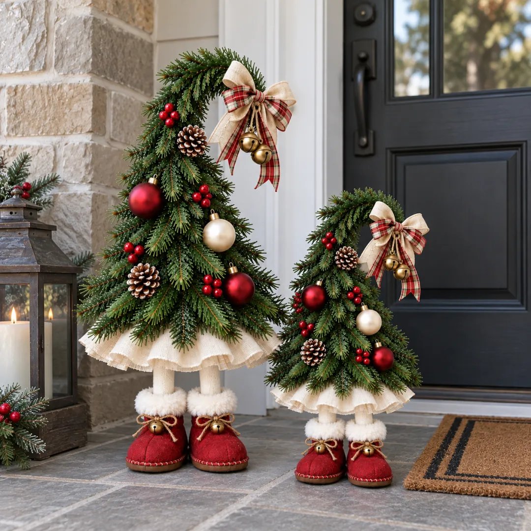 🎉Décoration de sapin fantaisiste sur le thème des lutins de Noël