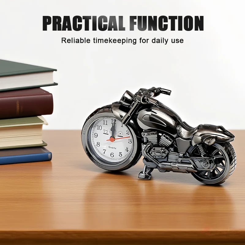 Réveil créatif en forme de moto