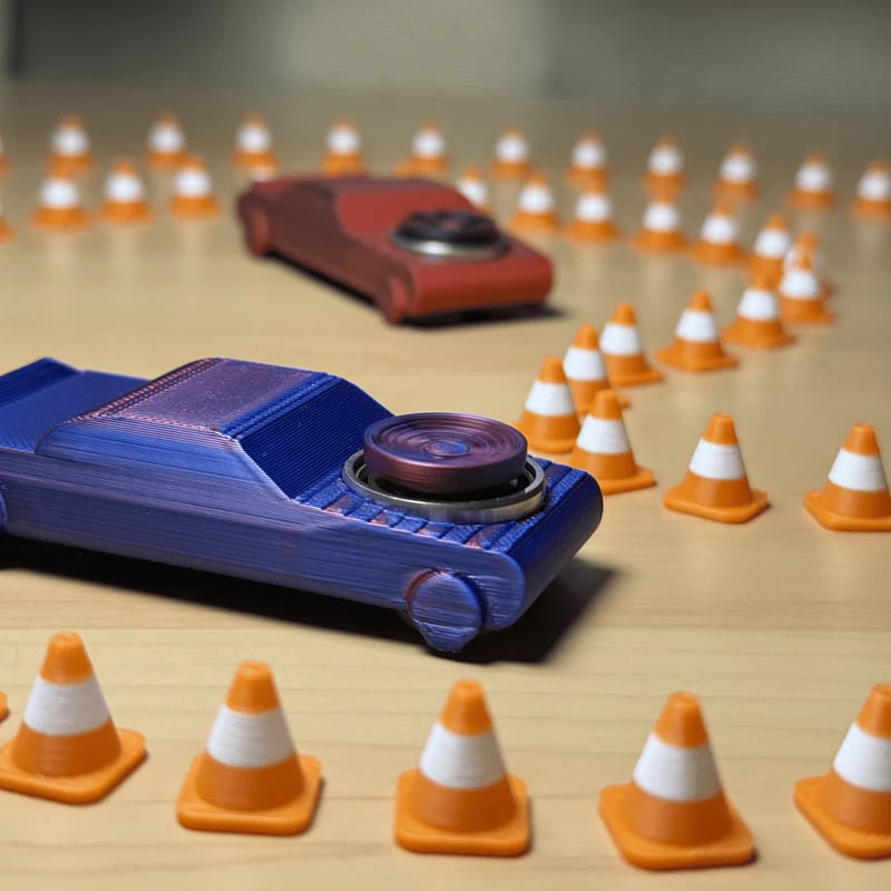 🏎️ Le FidgetDrifter | Petite voiture de drift anti-stress