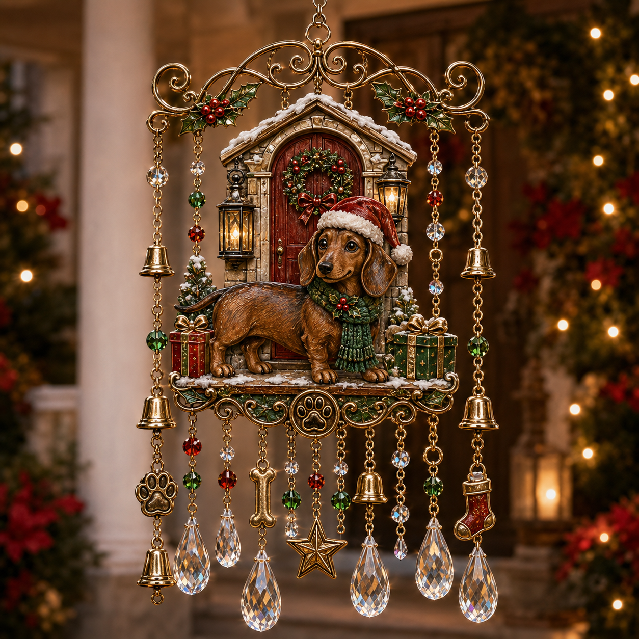 🎁DERNIER JOUR — OFFRE À DURÉE LIMITÉE : 49 % DE RÉDUCTION ! Carillon éolien de Noël magique