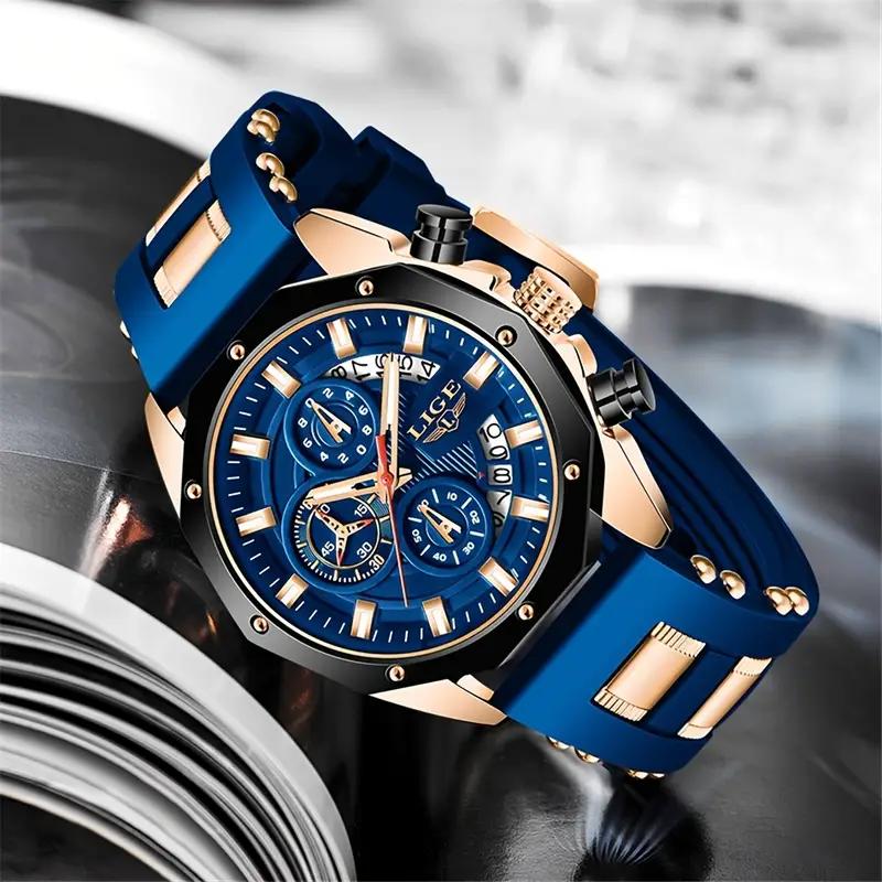 ⌚ 50 % DE RÉDUCTION POUR UNE DURÉE LIMITÉE ! ⚡ Montre de sport à quartz imperméable pour homme, idéale pour les activités de plein air – Robuste, pratique, élégante 🌲