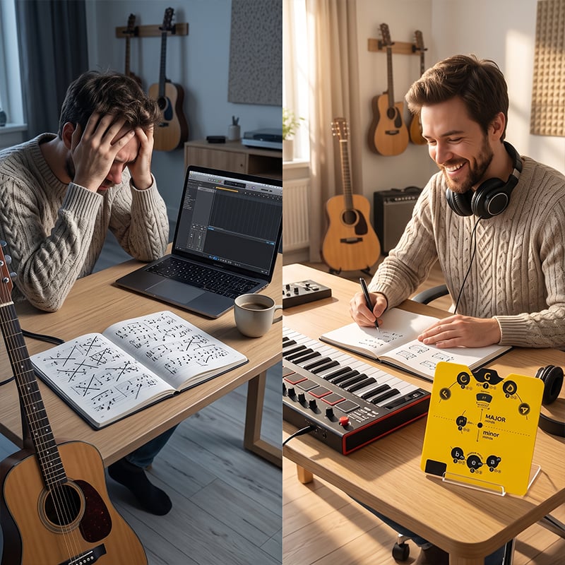 L'astuce de théorie musicale que les musiciens découvrent actuellement — Une roue visuelle du cycle des quintes qui facilite enfin la maîtrise des tonalités, des accords et de la composition