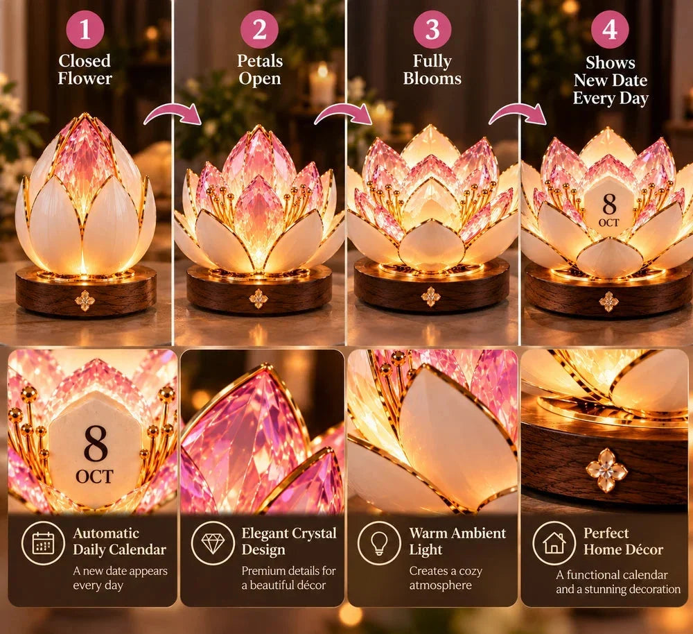 ⭐Soldes au Royaume-Uni 2026 : jusqu'à 50 % de réduction - ✨DailyBloom™ – Calendrier perpétuel à floraison automatique