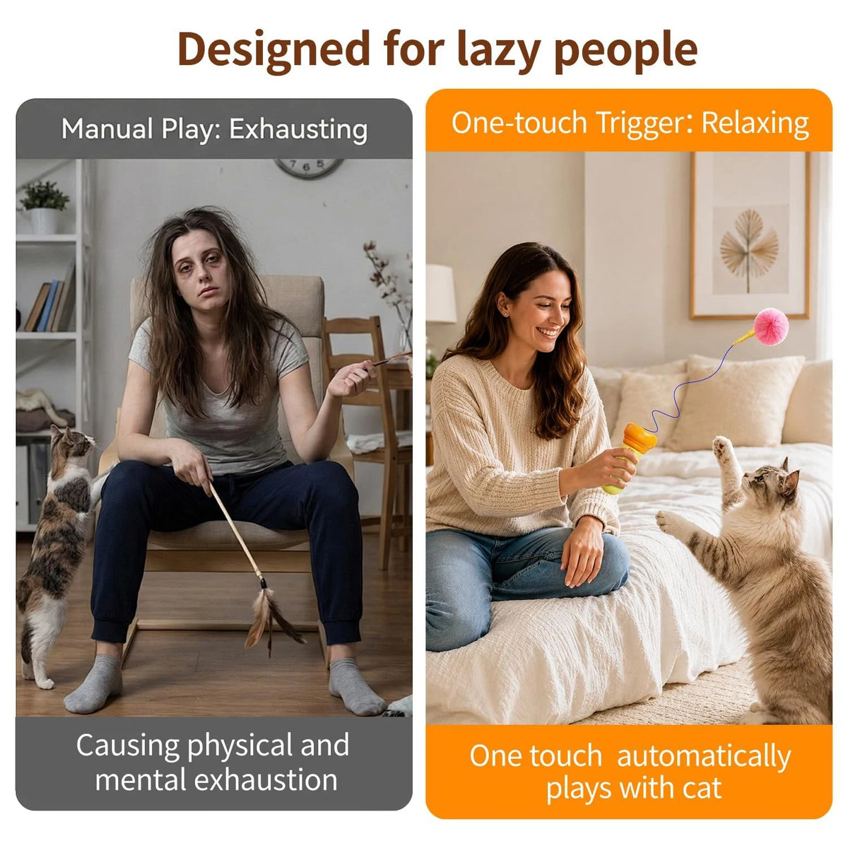 Lanceur automatique de jouets pour chats
