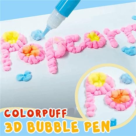 🎁🔮Stylo magique – Dessinez en 3D d'un seul trait !🎄 Stylos de dessin « Bubble Popcorn » à faire soi-même & 2 achetés, 1 offert 🔥