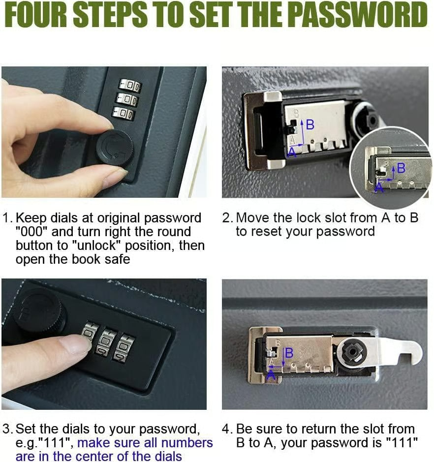 Boîte De Mot De Passe De Livre Simulée