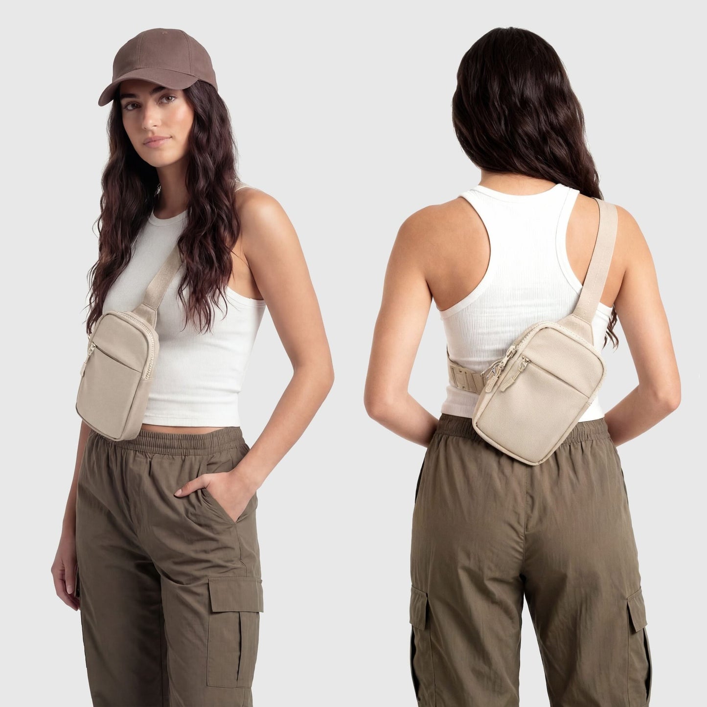 🎒 Sac à bandoulière de voyage 2.0 amélioré | Conception antivol, nylon 500D, protection RFID