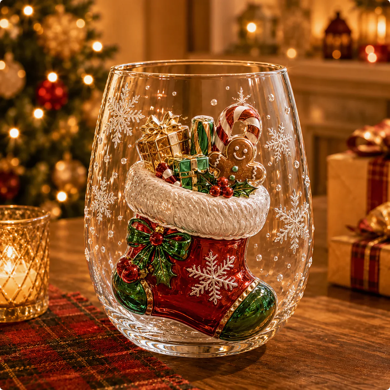 💥Collection de cadeaux de Noël : verres en verre magiques✨
