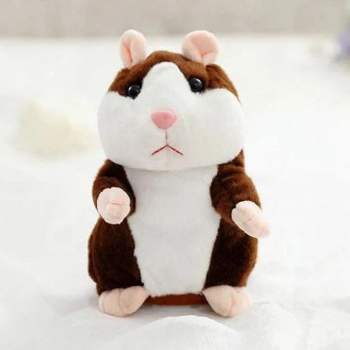 Peluche hamster parlante qui vous imite et secoue la tête