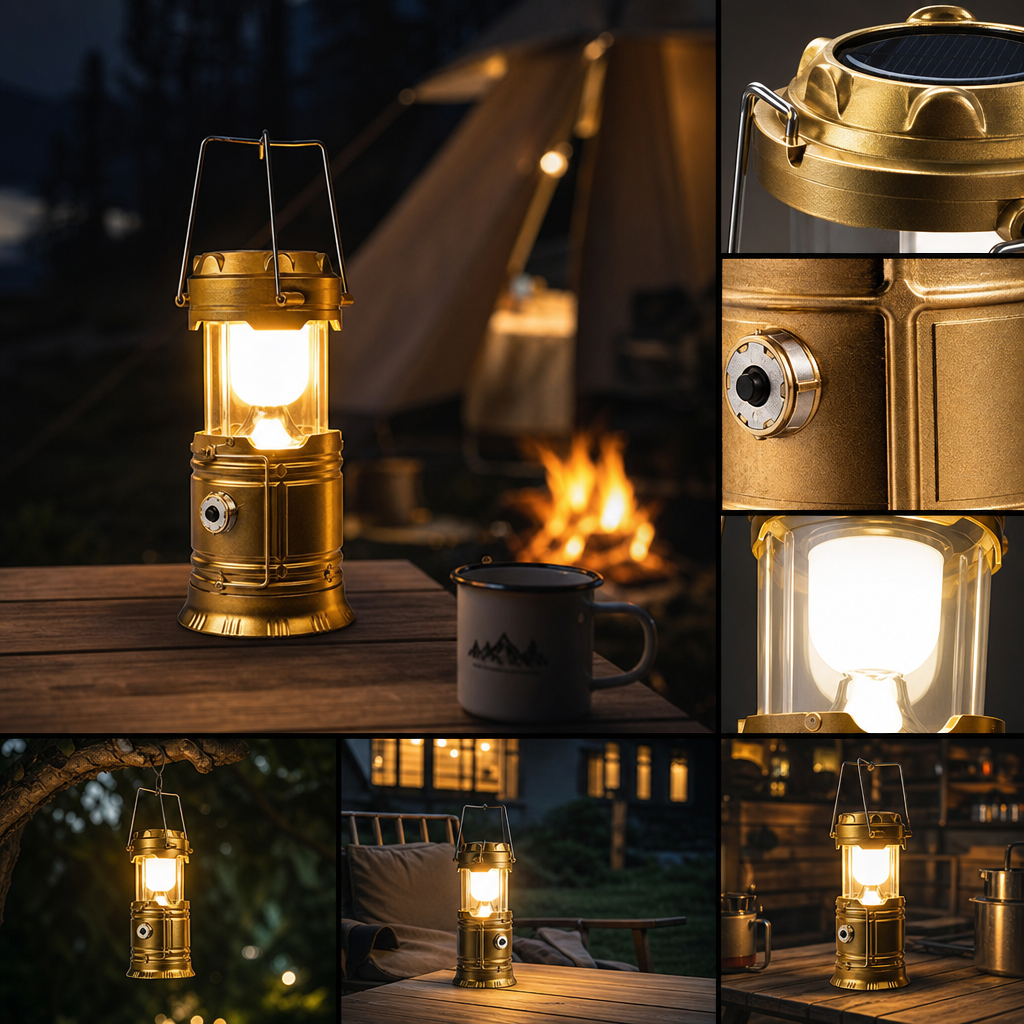 ⏳Offre spéciale à durée limitée : -50 % !!⏰ Lanterne de camping rétractable à énergie solaire Careluxpro ⛺️