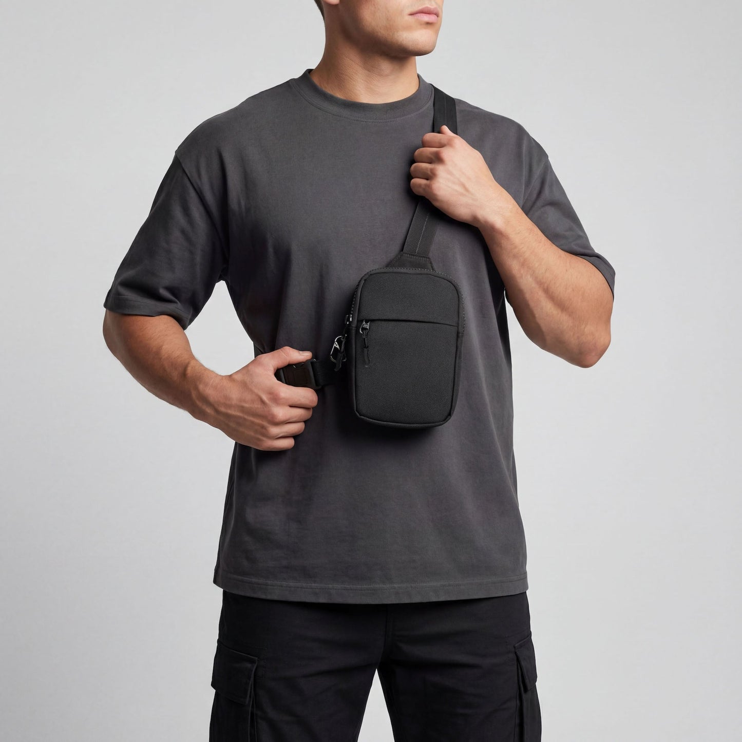 🎒 Sac à bandoulière de voyage 2.0 amélioré | Conception antivol, nylon 500D, protection RFID