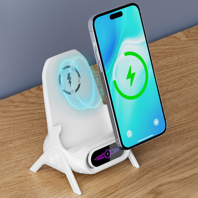⏳Spécial à durée limitée⏰Support de téléphone multifonctionnel avec chargeur sans fil rapide📱