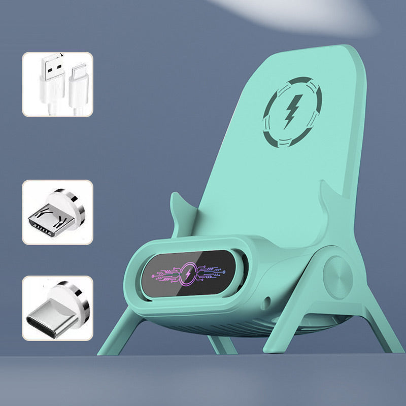 ⏳Spécial à durée limitée⏰Support de téléphone multifonctionnel avec chargeur sans fil rapide📱