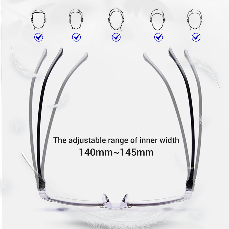 🔥Lunettes de lecture élégantes à mise au point automatique | Filtre anti-lumière bleue · Confort tout au long de la journée et vision d'une clarté cristalline