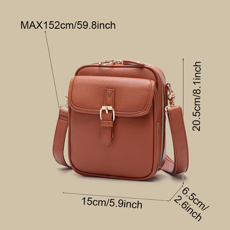 Sac messager vintage de grande capacité / Vintage Messenger Bag with Large Capacity