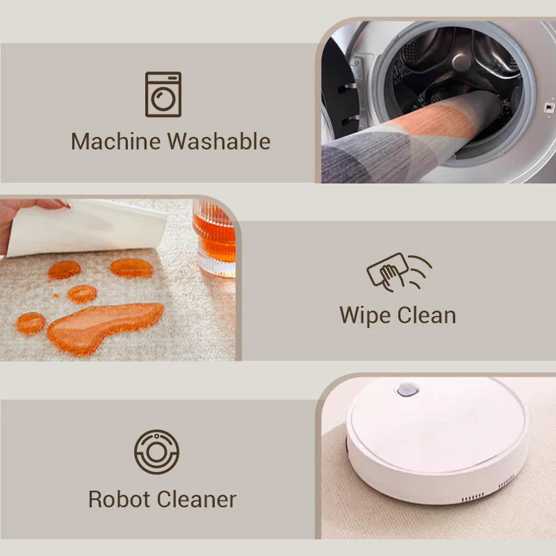 🥳 Tapis de luxe résistant aux taches