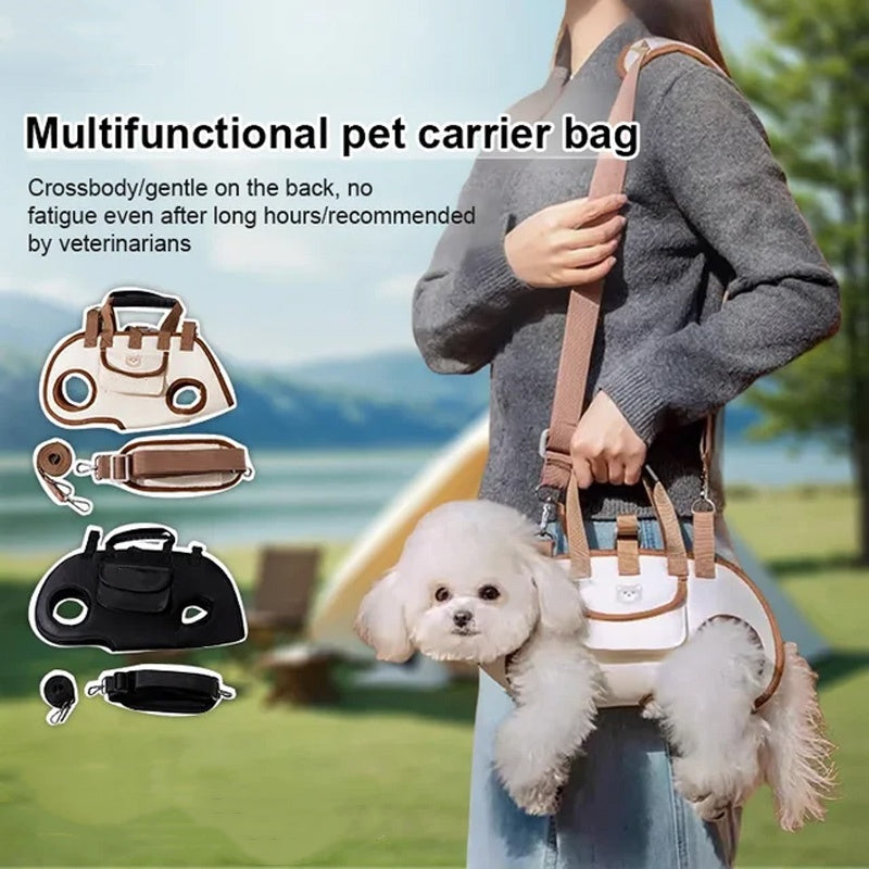 Sac de transport et sac à dos portables et respirants pour animaux de compagnie