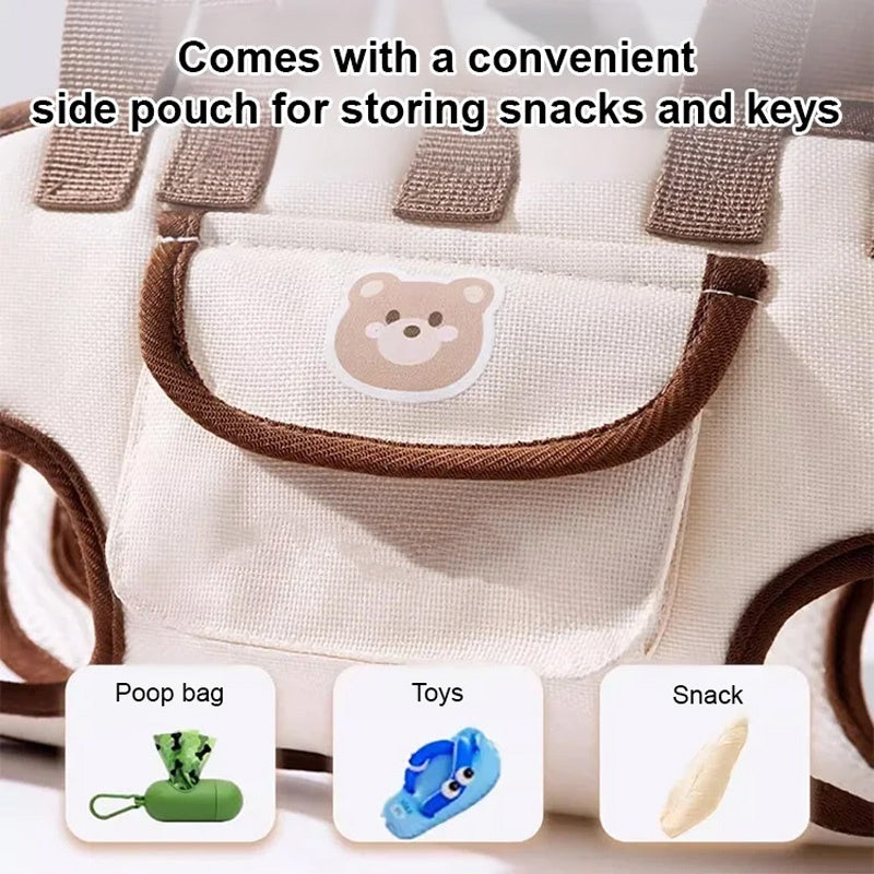 Sac de transport et sac à dos portables et respirants pour animaux de compagnie