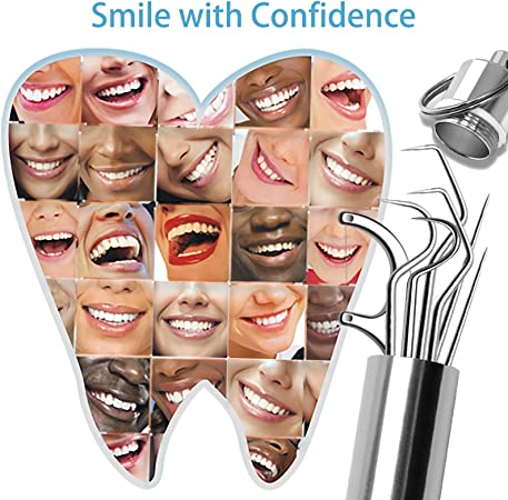 🔥 Aujourd'hui, 50 % DE RÉDUCTION ! Lot de cure-dents réutilisables en acier inoxydable 🦷 Résistants et hygiéniques