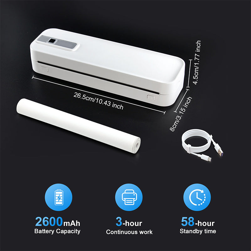 ⌛ Plus que 3 jours – 50 % sur tout ! ⏰ Imprimante thermique Bluetooth portable – Imprimez où que vous soyez ! 🚀 Livraison gratuite !