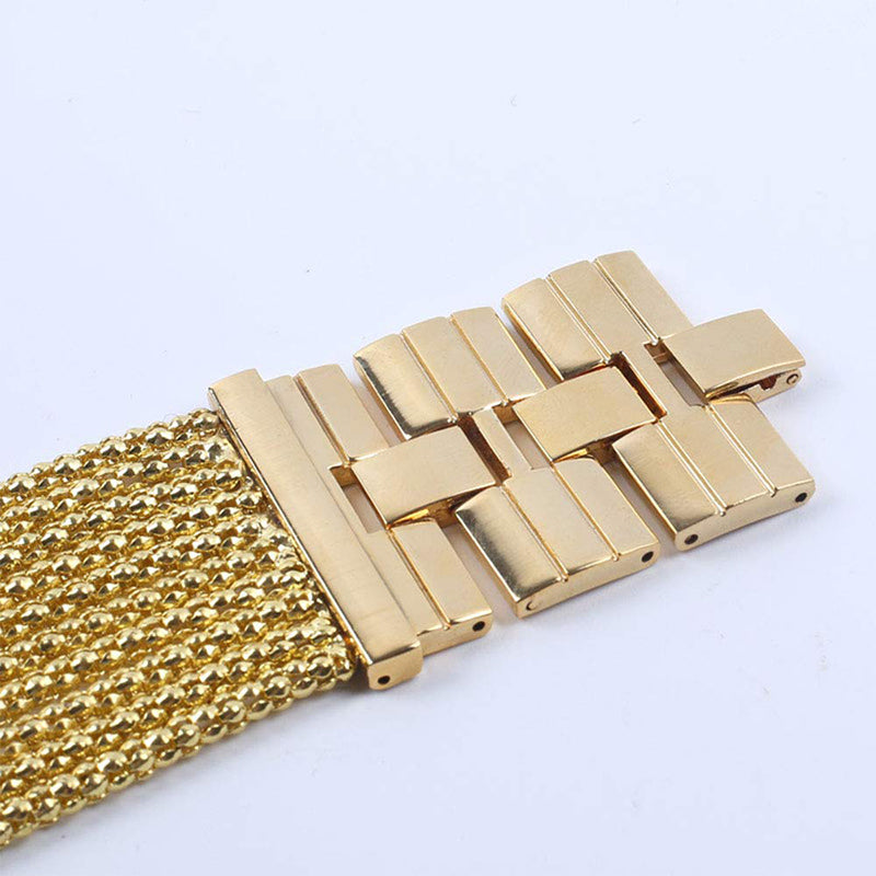 Montre à quartz sertie de diamants pour femme